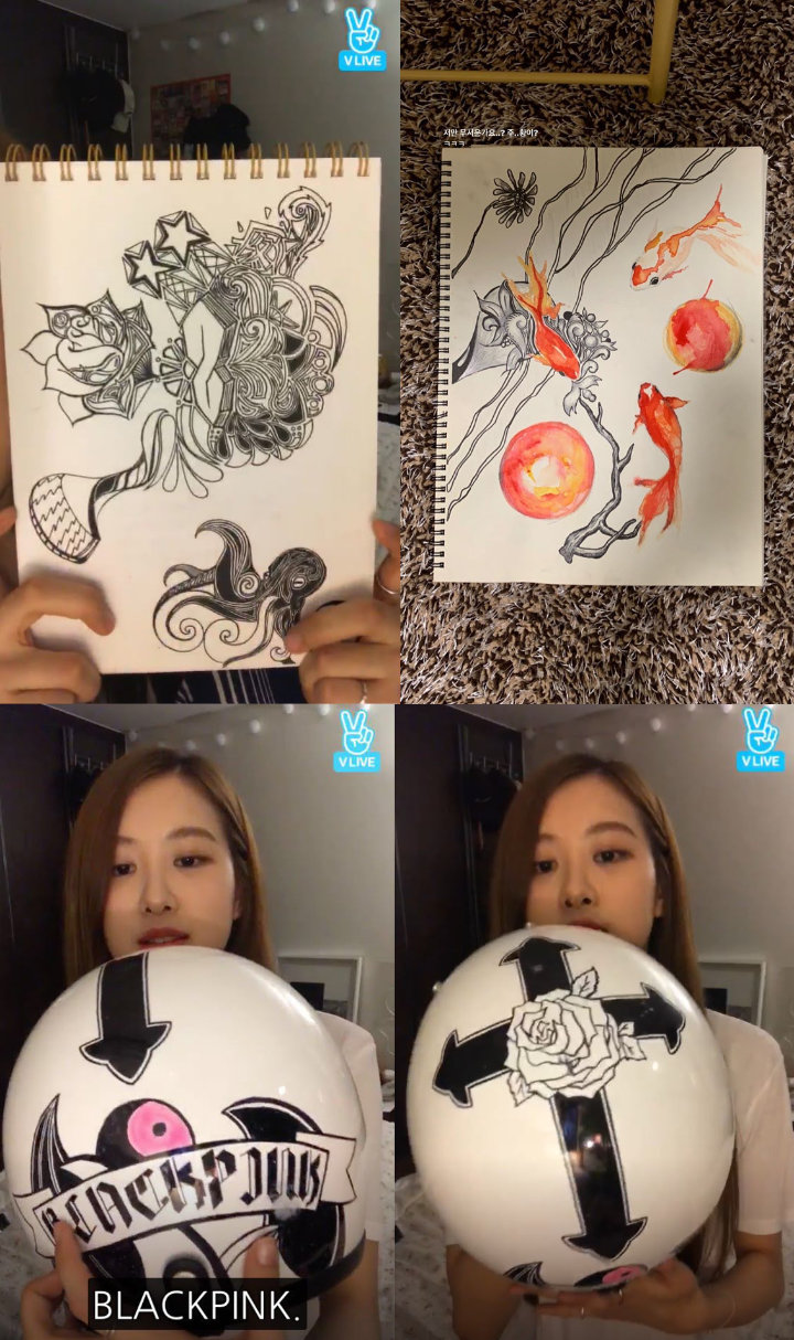 Rose BLACKPINK Punya Bakat Seni Tersembunyi, Hasil Gambarnya Bikin Takjub