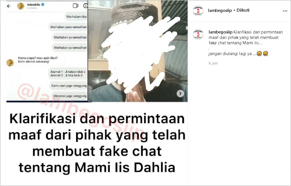 Sempat Ancam Lapor Polisi, Begini Respons Iis Dahlia Usai Pembuat DM Palsu Dirinya Minta Maaf