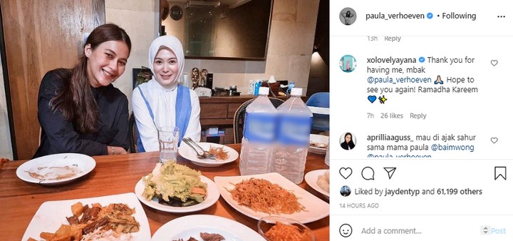 Adu Cantik Paula Verhoeven dan Ayana Moon