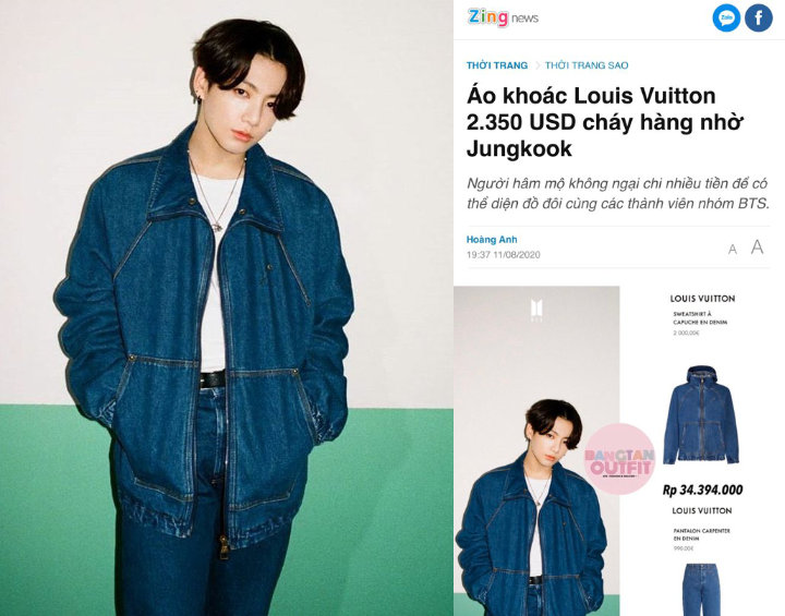 Jungkook BTS Buktikan Julukan Sold Out King, Bikin Ludes Jaket Louis Vuitton Seharga Puluhan Juta