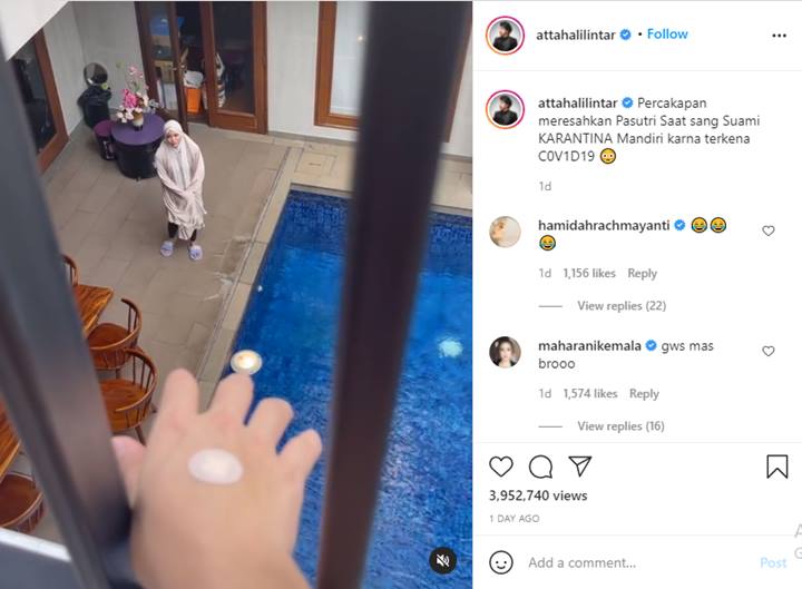 Aurel Hermansyah Takut Tidur Sendiri Sejak Atta Halilintar Positif Covid-19, Alami Kejadian Mistis