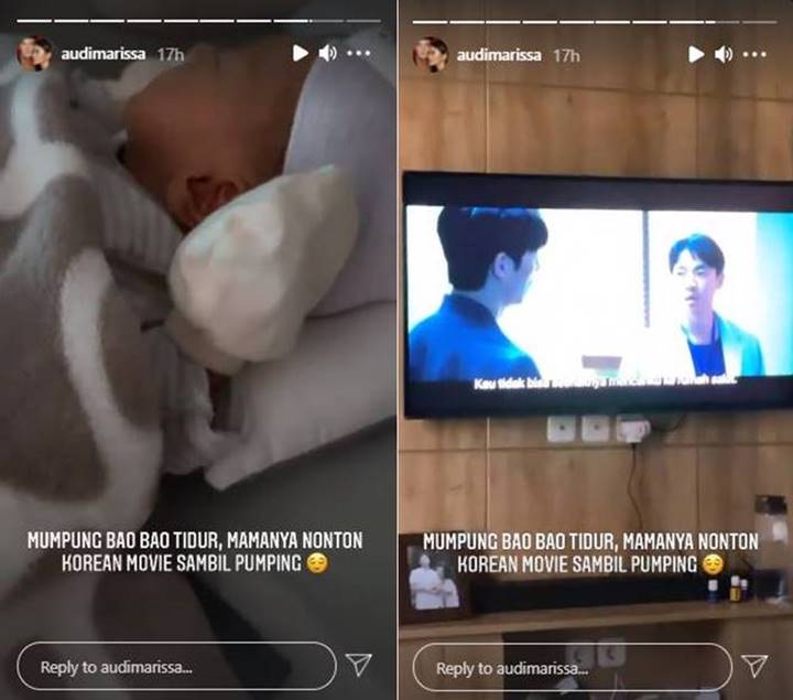 Baby Anzel Sudah Pulang, Audi Marissa Bisa Tenang Pumping ASI Sambil Nonton Drakor