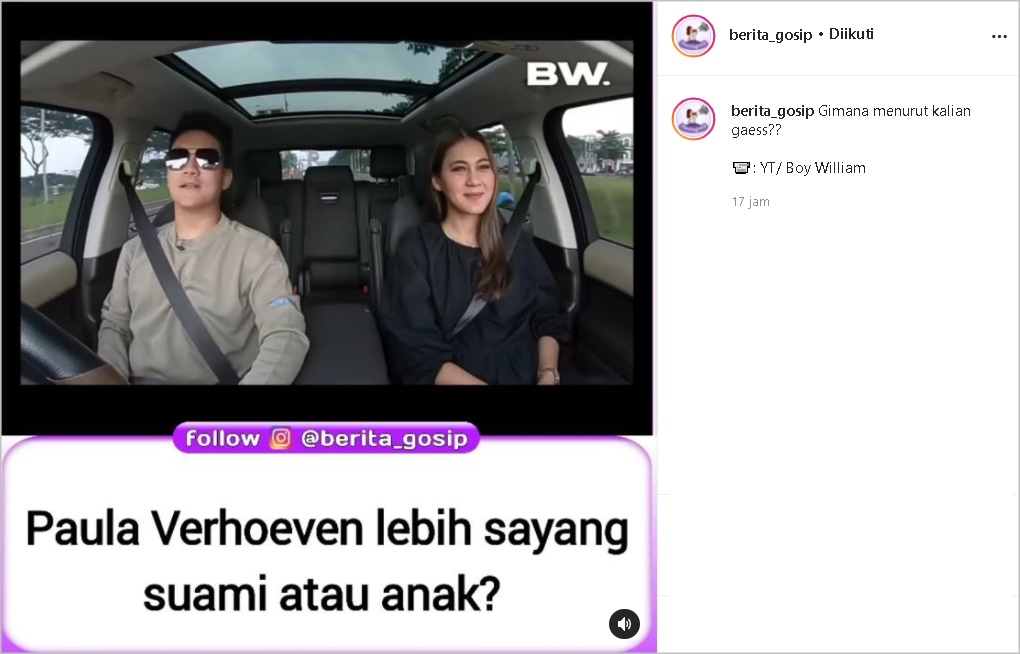 Kata Paula Verhoeven Soal Memprioritaskan Suami Jadi Sorotan, Ternyata Gara-gara Alasan Ini
