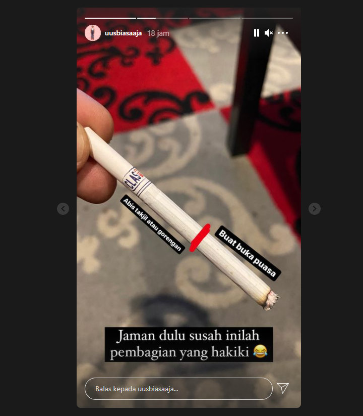 Uus Kenang Zaman Susah Hemat Rokok Saat Bulan Puasa, Satu Pengalaman Dengan Ariel NOAH?