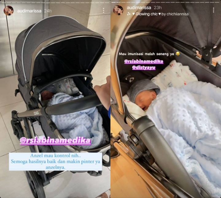 Baby Anzel Pergi Imunisasi, Audi Marissa Malah Dibikin Gemas Lihat Tingkah Sang Putra