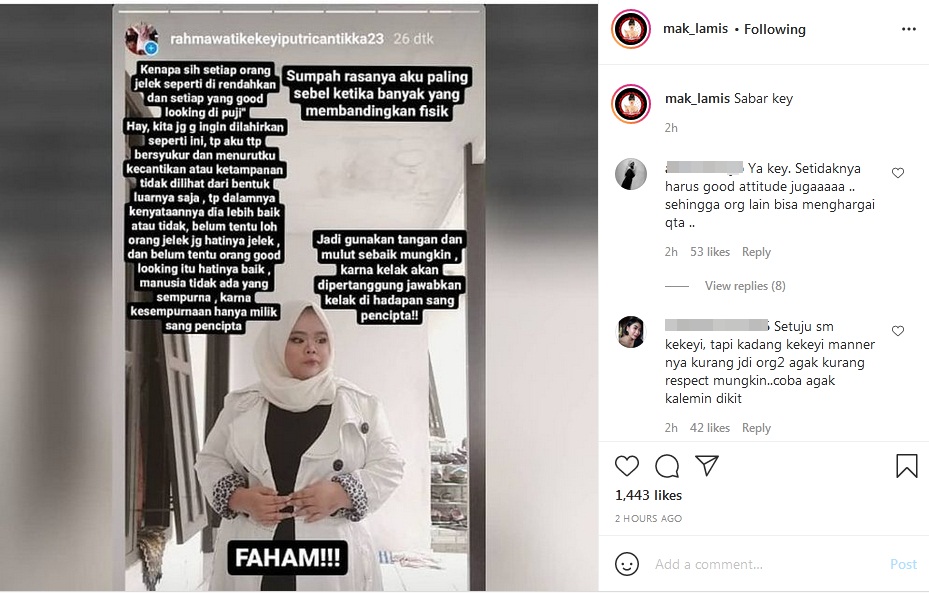 Ngamuk, Kekeyi Minta Setop Rendahkan Fisik Malah Tetap Dihujat