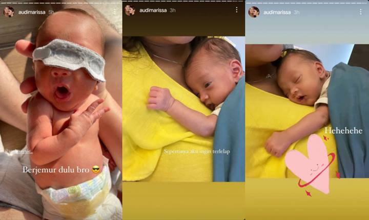 Audi Marissa dan Anthony Xie Jemur Baby Anzel, Benda Kedodoran Ini Justru Curi Fokus