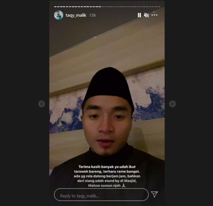 Taqy Malik Risih Dipuji Ganteng Oleh Sesama Jenis: Cuma Istriku Aja Yang Boleh!