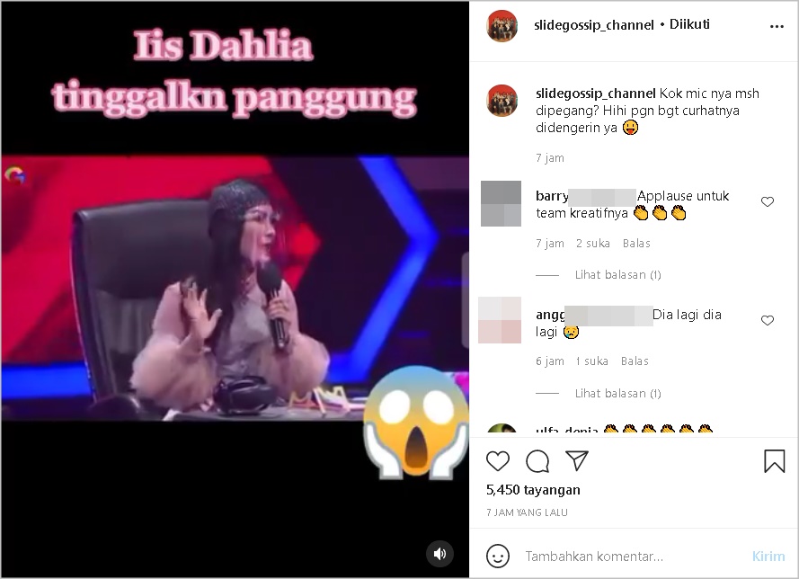 Iis Dahlia Ngambek Tinggalkan Panggung \'Voice Of Ramadhan\', Momen Mic Tetap di Tangan Kena Sorot