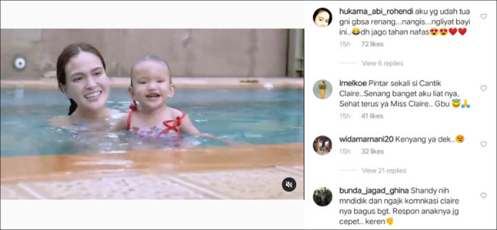 Putri Shandy Aulia Unjuk Kebolehan Jago Renang Malah Bikin Netter Nangis, Kenapa?