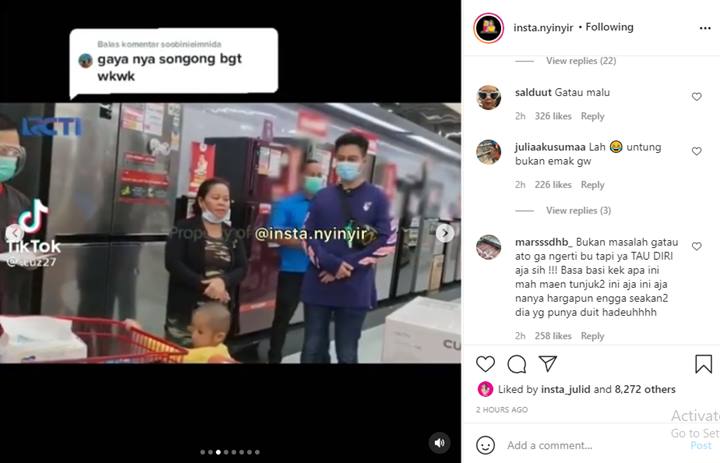 Dibantu Baim Wong, Ibu Ini Dituding Ngelunjak Gara-gara \'Borong\' Barang Di Mal