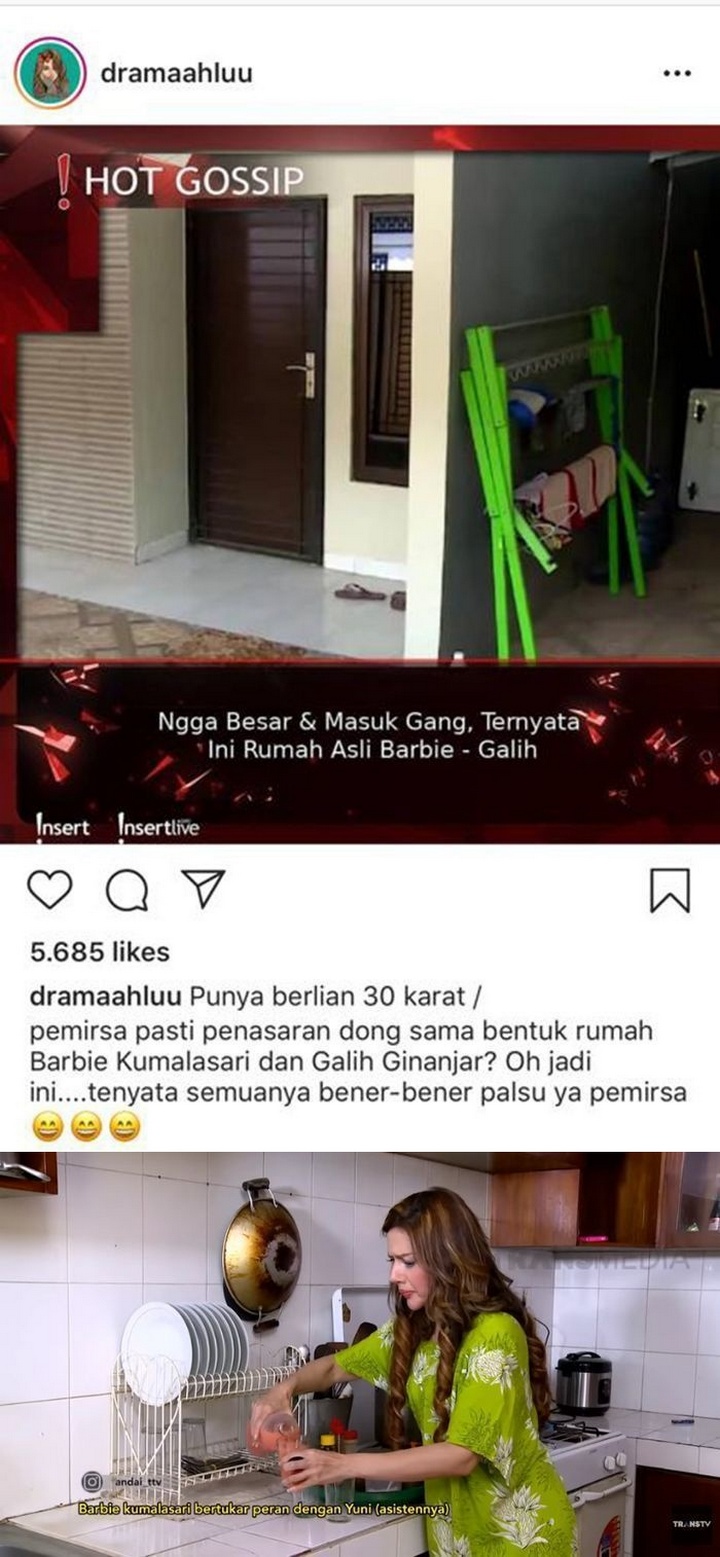 Penampakan Rumah Barbie Kumalasari Jauh dari Kesan Mewah