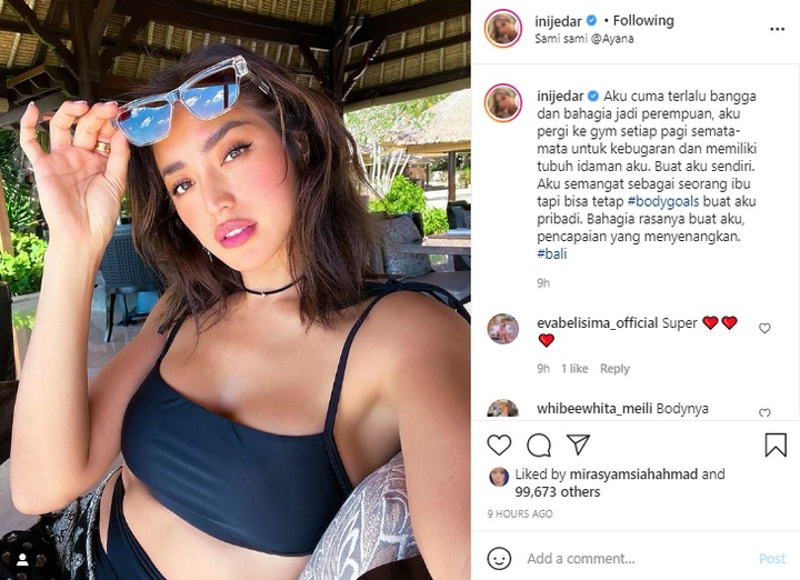OOTD Seksi Jessica Iskandar