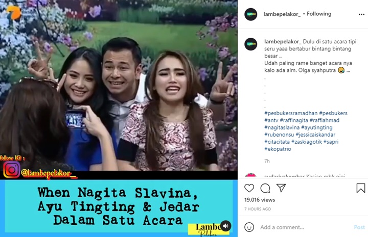 Disebut Musuhan, Gelagat Nagita Slavina dan Ayu Ting Ting Di Video Lawas Ramai Dicurigai