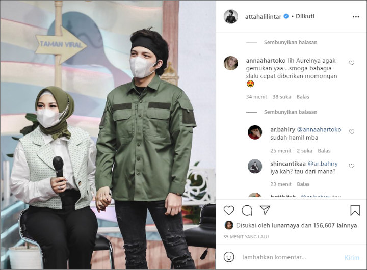 Pernikahan Atta Halilintar Genap 1 Bulan, Aurel Hermansyah Gemukan Pertanda Hamil?