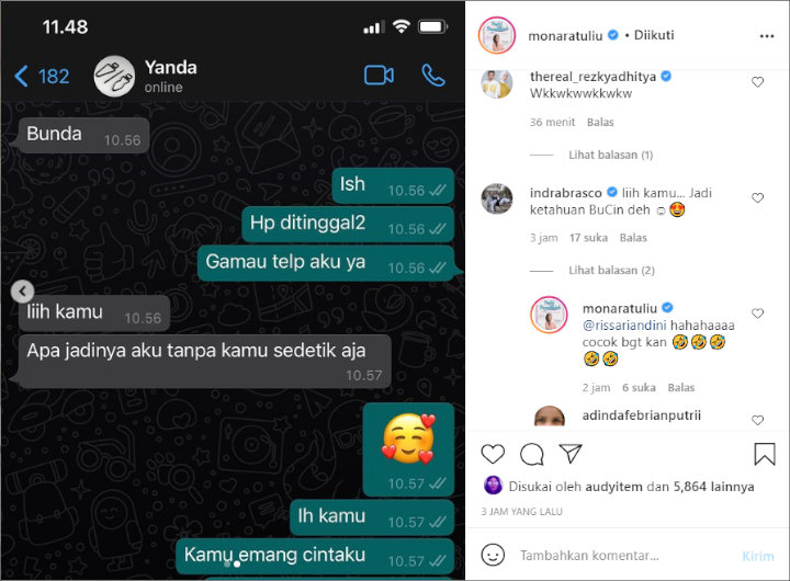 Mona Ratuliu Bongkar Sikap Indra Brasco Bucin Abis, Ini Yang Dilakukan Bila Saling Berselisih