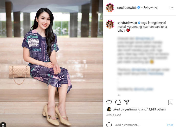 OOTD Sandra Dewi