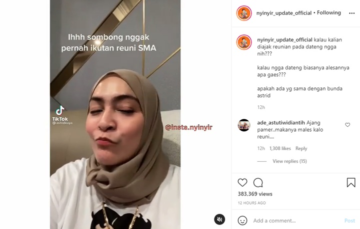 Astrid Kuya Jawab Tudingan Sombong Tak Ikut Reuni SMA, Pernah Dibully Sampai Keluar Sekolah