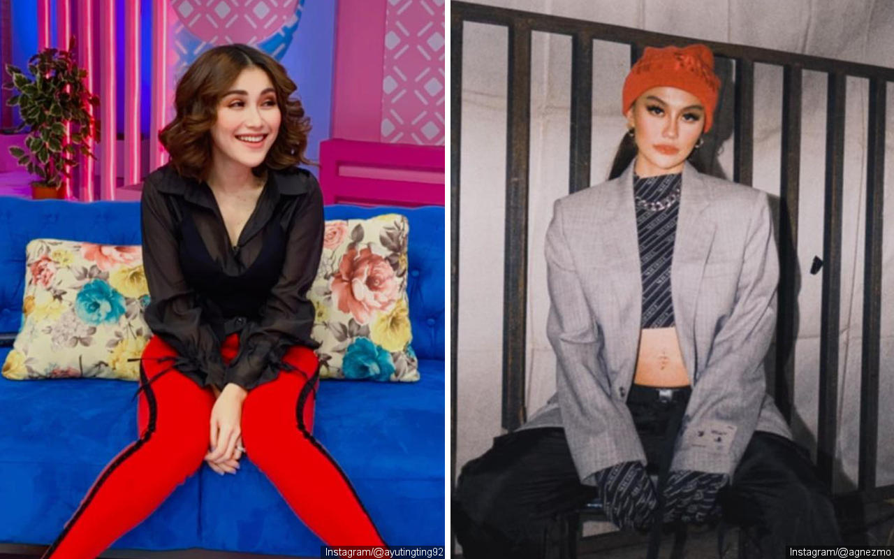 Gaya Swag Ayu Ting Ting Pakai Outfit Kembaran Diklaim Mirip Agnez Mo, Setuju?