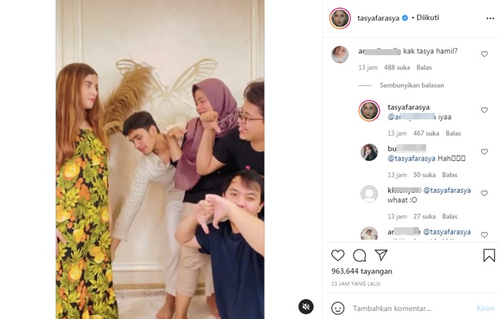 Anak Pertama Belum Genap 1 Tahun, Tasya Farasya Hamil Lagi?