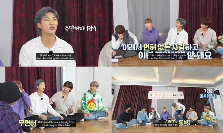 Nggak Punya SIM, RM \'Dibully\' Member-Member BTS