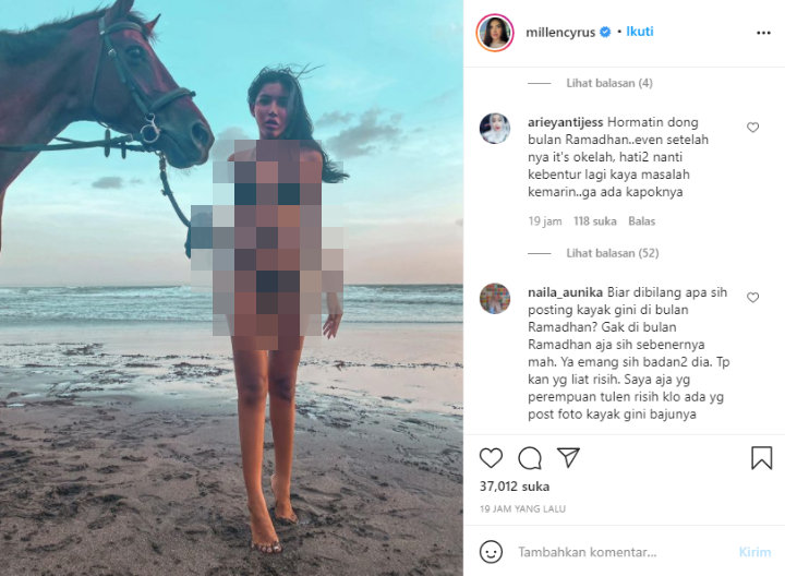 Millendaru Kembali Kena Hujat Warganet Usai Unggah Foto Kelewat Seksi Saat Ramadan