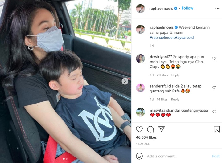Wajah Glowing Putra Sandra Dewi Saat Tidur Mendadak Jadi Perbincangan, Mirip D.O. EXO?