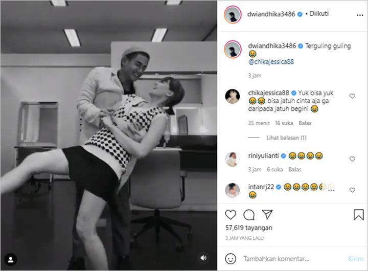 Chika Jessica dan Dwi Andhika