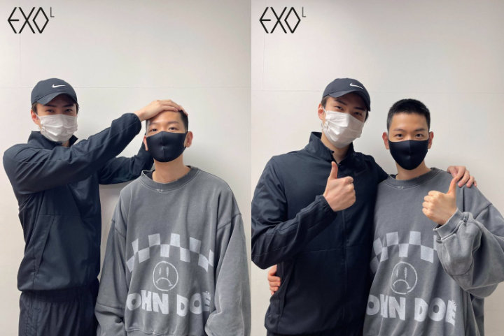 Potret Uwu Baekhyun EXO Gundul Bareng Sehun Justru Mengandung Bawang