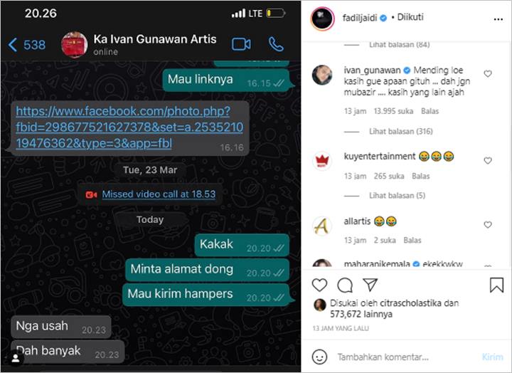 Fadil Jaidi Ivan GUnawan