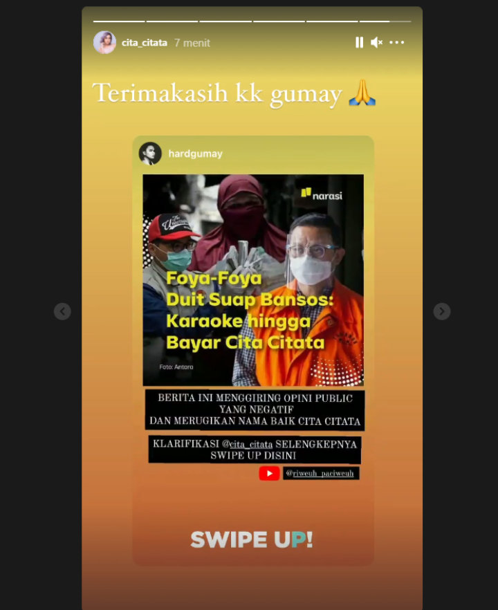 Cita Citata Murka Namanya Kembali Dicatut Media Soal Suap Bansos