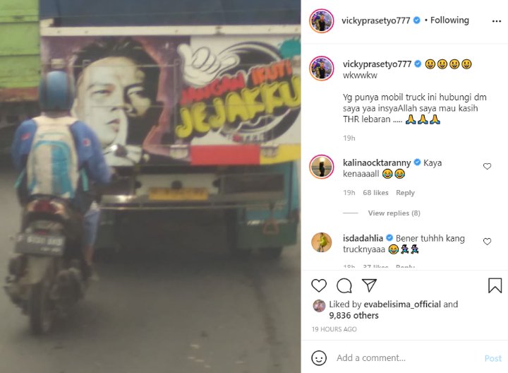 Truk Vicky Prasetyo