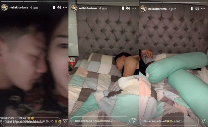 Nella Kharisma Bagikan Momen Uwu Tidur Sebantal Berdua dengan Dory Harsa