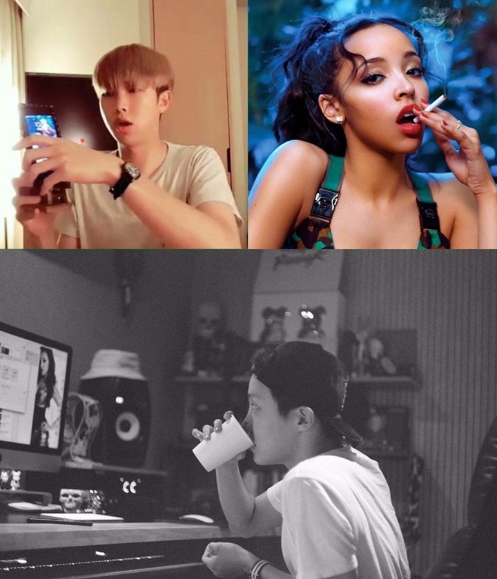 RM dan J-Hope BTS Pernah Pasang Wallpaper Foto Cewek yang Sama
