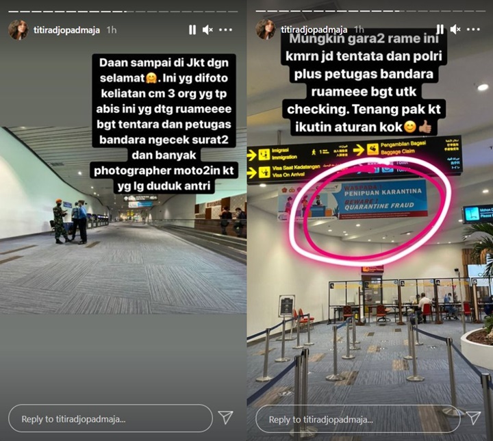 Titi Rajo Bintang Pulang dari Amerika