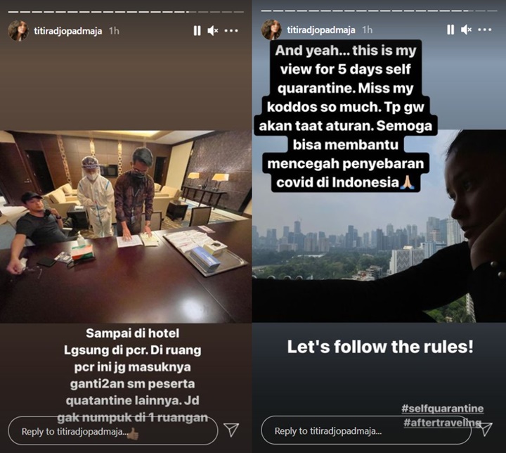 Titi Rajo Bintang Pulang dari Amerika