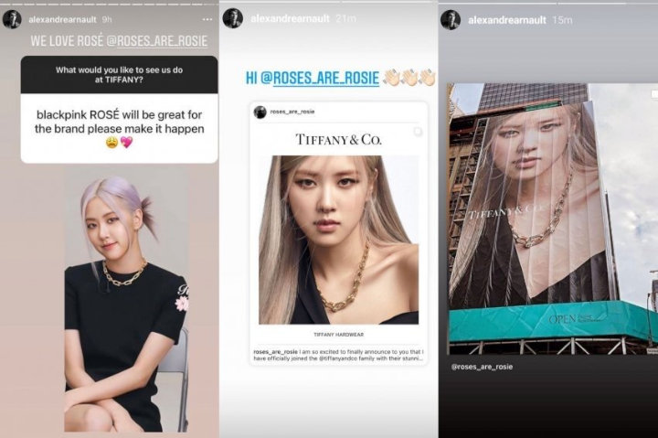 Wajah Cantik Rose Terpampang di Gedung Utama Tiffany & Co. dan Bikin Netizen Bangga