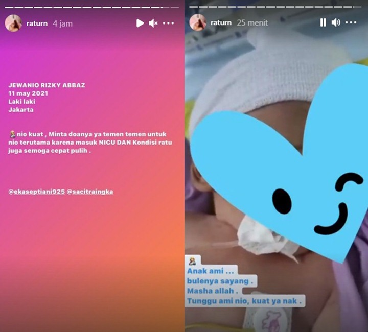 Ratu Rizky Nabila Melahirkan Tanpa Sosok Suami, Wajah Bayinya Bule?