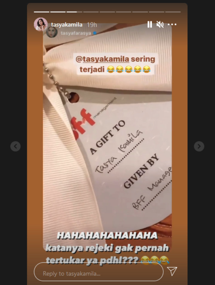 Kocak, Hampers untuk Tasya Kamila Nyasar ke Rumah Tasya Farasya