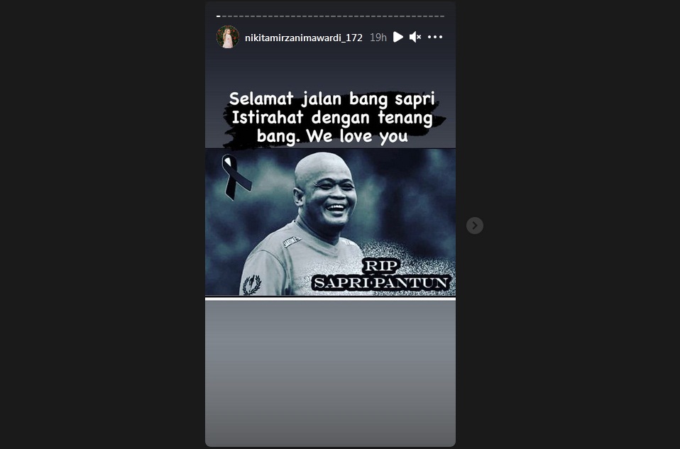 Kuatkan Istri Sapri, Nikita Mirzani Ungkap Cerita Ini dari Irma Suryatin