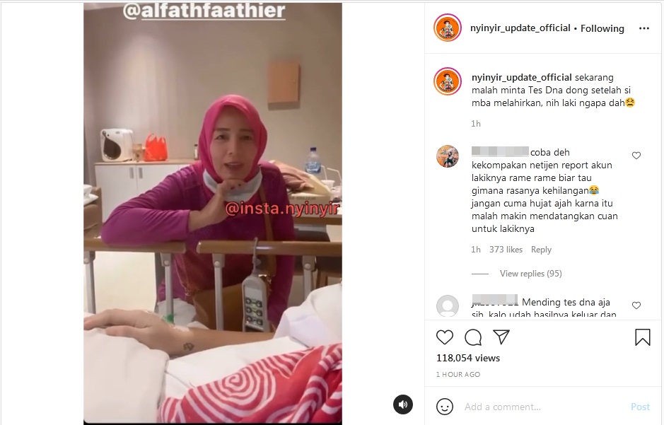 Ratu Rizky Nabila Melahirkan, Alfath Fathier Mendadak Minta Tes DNA Langsung Disindir Begini
