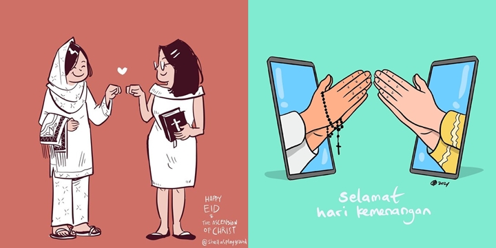 Dirayakan Bersama, Tagar Idul Fitri dan Kenaikan Isa Almasih Trending Berdampingan Wujud Toleransi-2