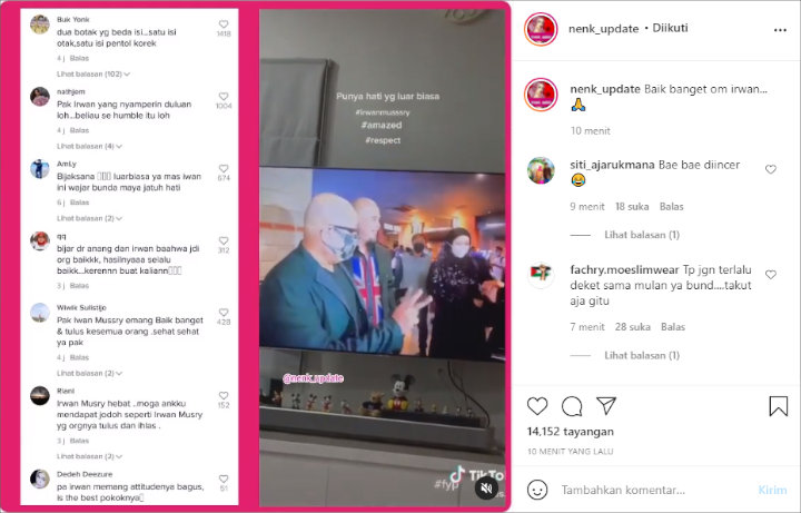 Aksi Irwan Mussry, Suami Maia Estianty Saat Sapa Ahmad Dhani Jadi Perbincangan