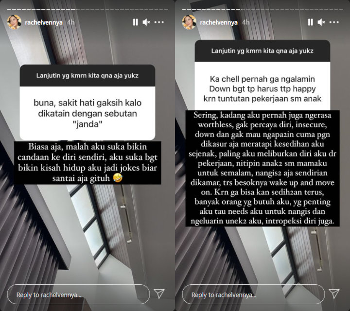 Perasaan Rachel Vennya Dapat Sebutan Janda, Sakit Hati?