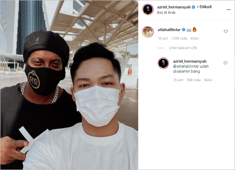 Bikin Atta Halilintar Iri Usai Selfie Bareng Sosok Ini di Dubai, Azriel Hermansyah: Udah Disalamin