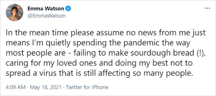 Emma Watson Tanggapi Spekulasi Hubungan Asmara dan \'Pensiun\' dari Karier