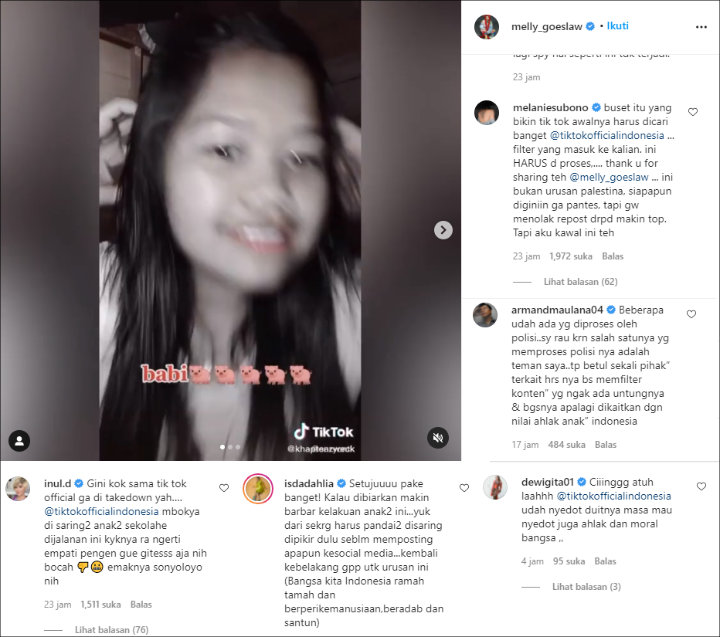 Inul Daratista Ikut Tanggapi \'Tamparan\' Melly Goeslaw Soal Video TikTok Hina Palestina