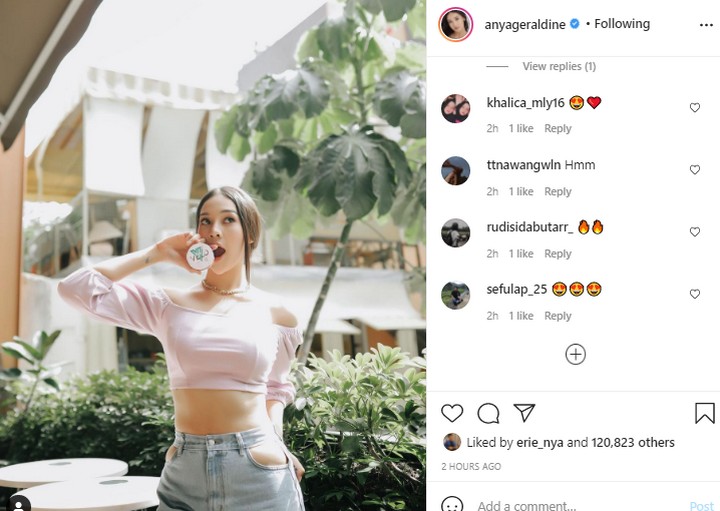 Anya Geraldine Super Cantik, Saku Celana Bolong Ekspos Pinggul Disorot