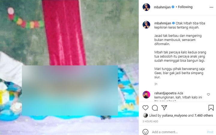 Mbah Mijan Soal Kabar Viral Bocah Tewas Tenggelam