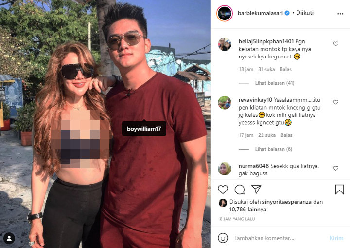 Tampil Kelewat Seksi Bareng Boy William, Barbie Kumalasari Malah Banjir Cibiran Gara-Gara Pakai Ini